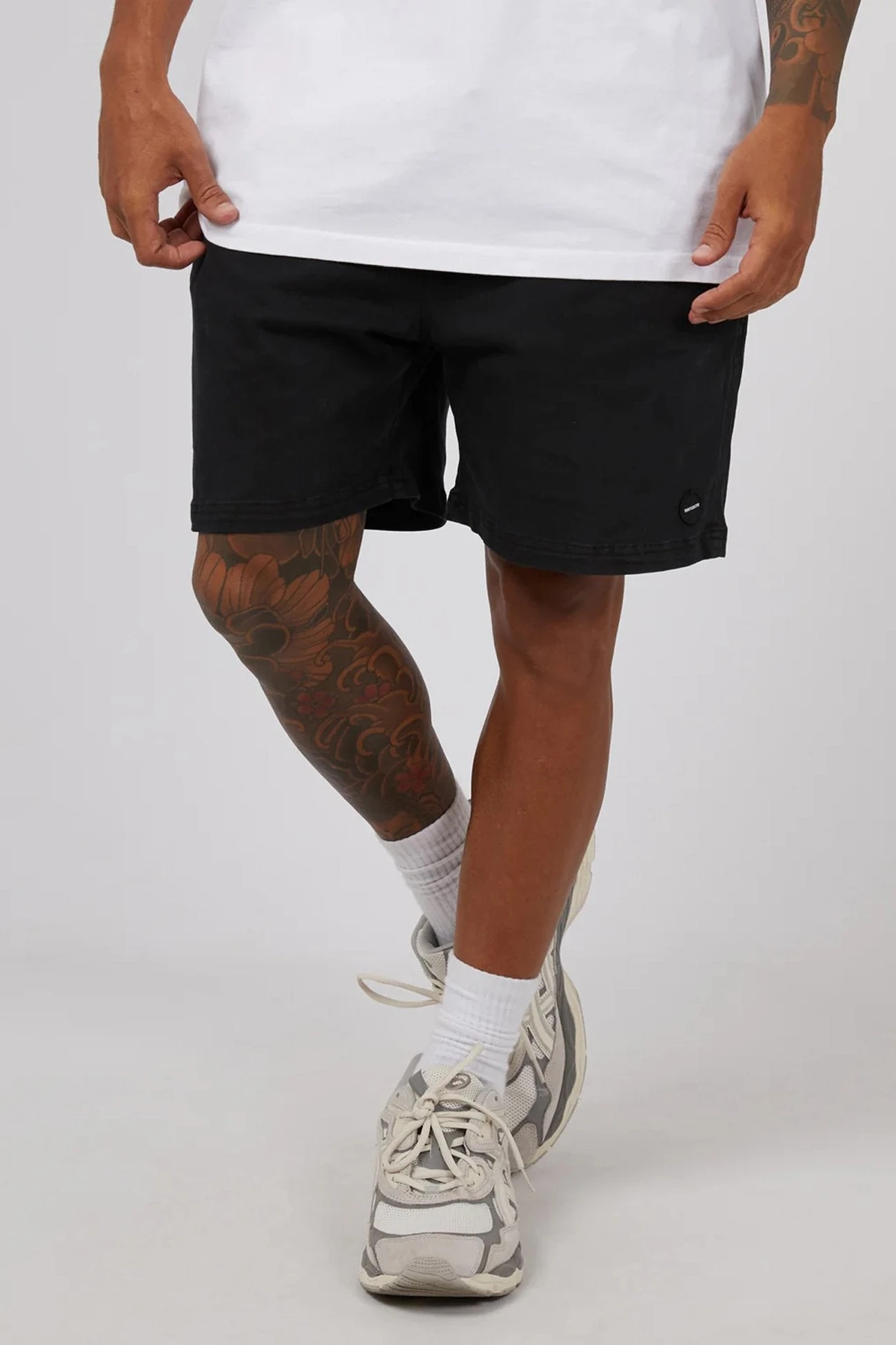 17" Twill Jogger Washed Black 1 17" Twill Jogger Washed Black