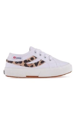 Superga 2953 Swallow Tail Cotton White Leopard