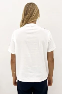 ADIDAS 3 Stripe Tee White 5 ADIDAS 3 Stripe Tee White -Jean Jail Shop 3 Stripe Tee White b