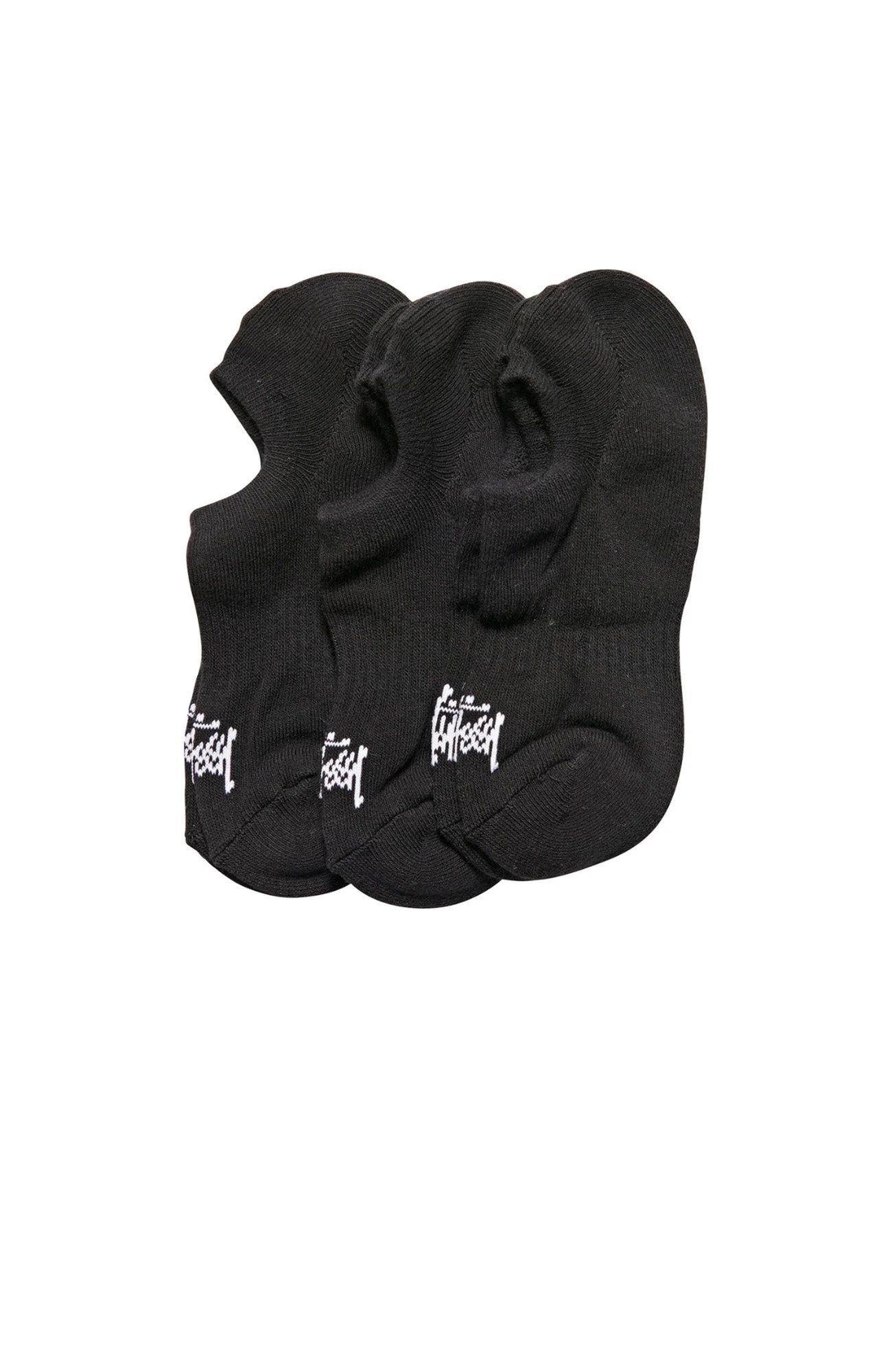 Stussy Men's Graffiti No-Show Sock 3PK Black 2 Stussy Men's Graffiti No-Show Sock 3PK Black - Image 2