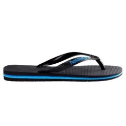 Havaianas Rubber Logo Black Blue -Jean Jail Shop 4344323801130