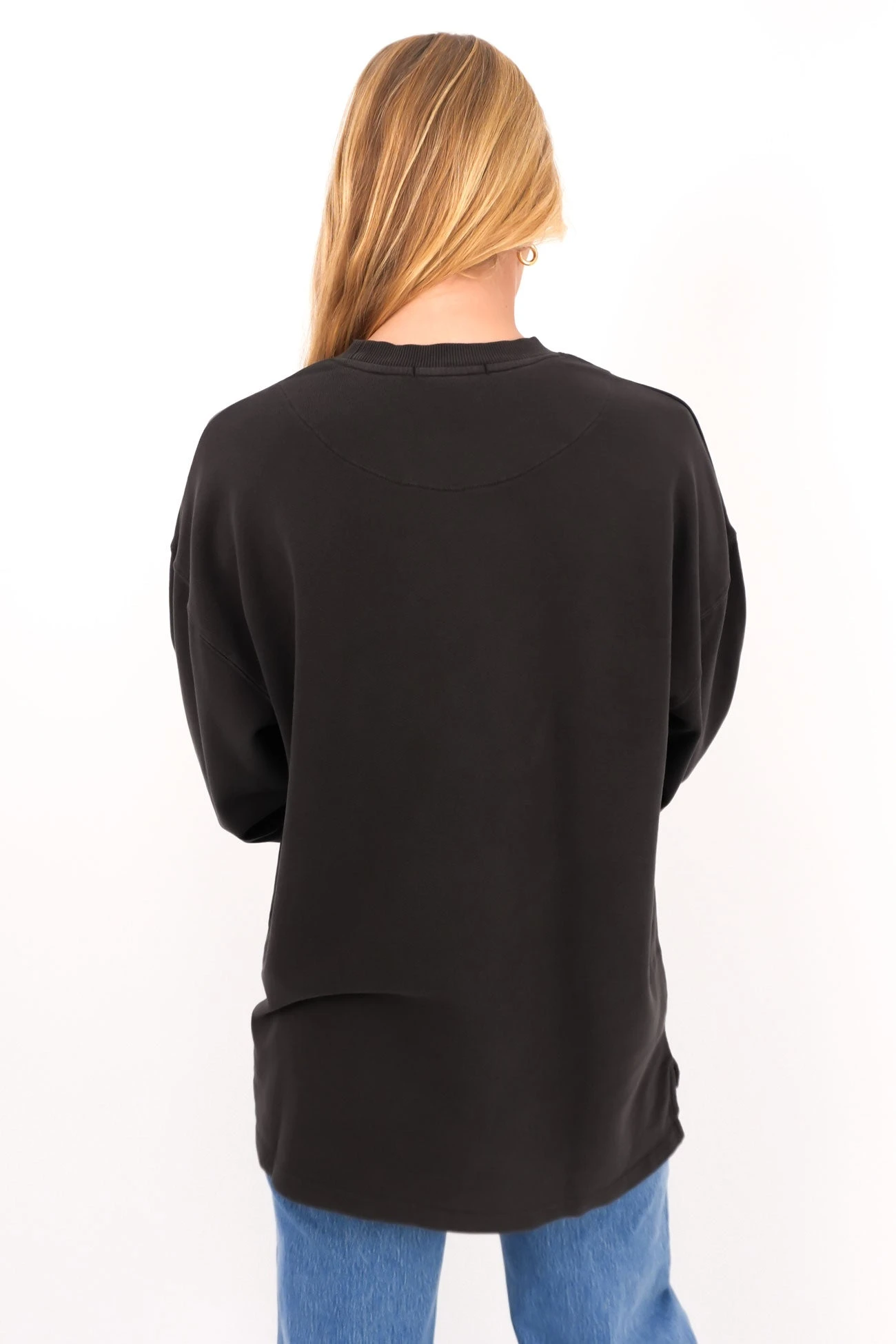 AAE Washed Relaxed Crew Washed Black 2 AAE Washed Relaxed Crew Washed Black - Image 2