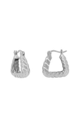 Yuji Hoops Silver