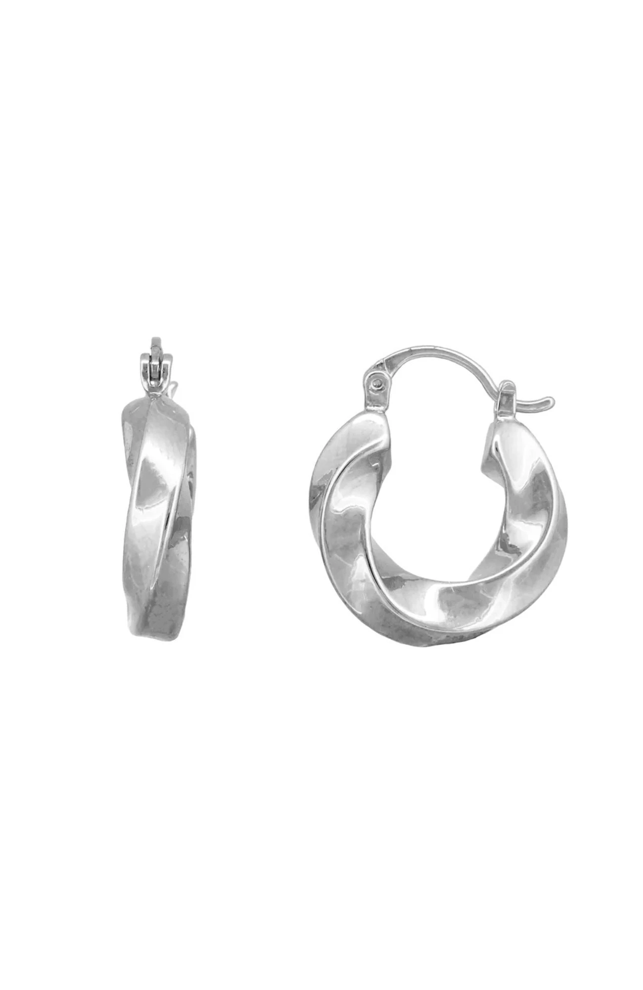 Sidonie Hoops Silver 1 Sidonie Hoops Silver