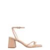 Stevie Block Heel Sandal Beige