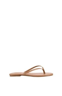 Tori Thongs Dark Camel Tan