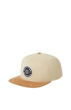 Brixton Oath III Snapback Sand Light Brown Corduroy
