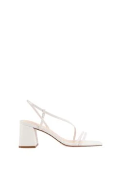 Stormi Block Heel Sandal Chalk White