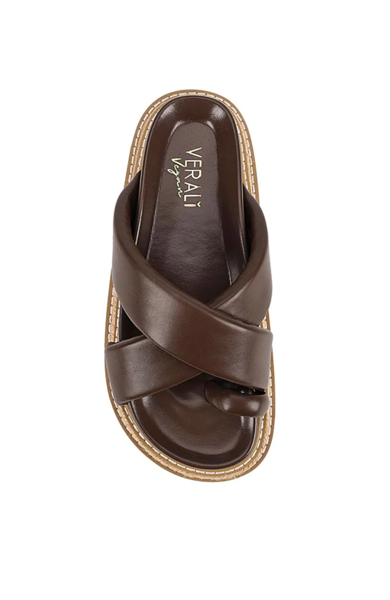 Thelma Flatform Slides Chocolate Brown 4 Thelma Flatform Slides Chocolate Brown - Image 4