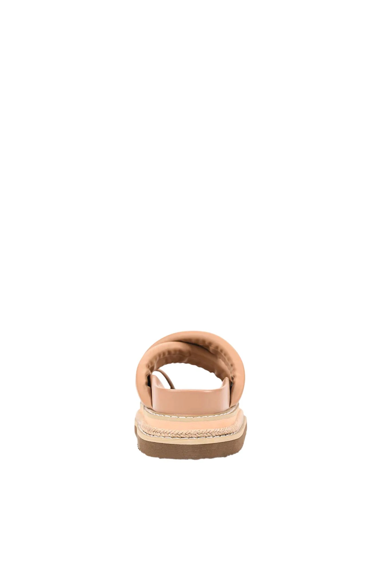 Thelma Flatform Slides Dark Camel Tan 3 Thelma Flatform Slides Dark Camel Tan - Image 3
