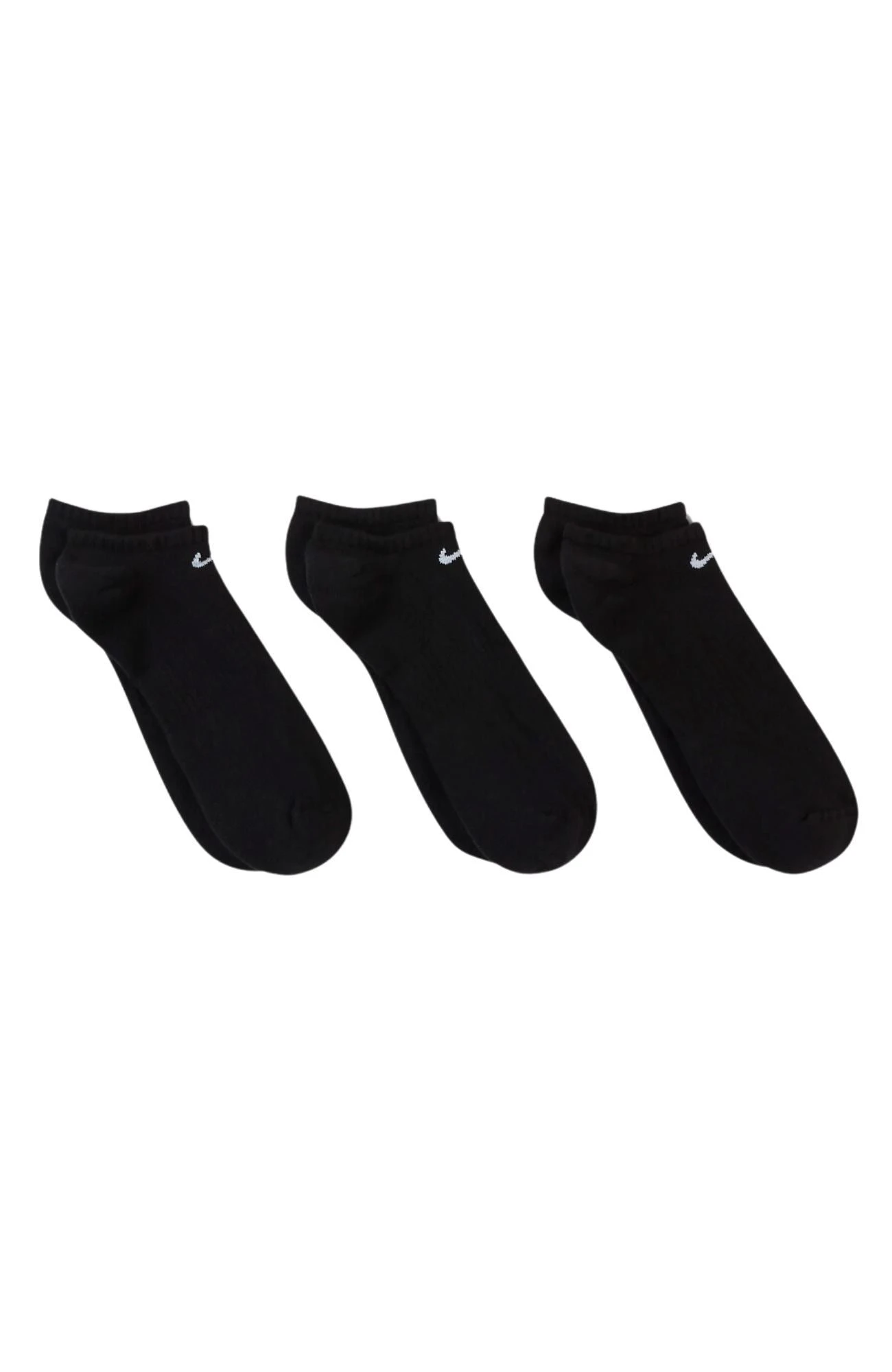 Nike Everyday Cushioned Training No-Show Socks 3 Pairs Black 1 Nike Everyday Cushioned Training No-Show Socks 3 Pairs Black