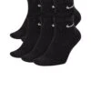 Nike Everyday Cushioned Ankle Socks 6PK Black