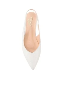 History Slingback Flats Chalk White Snake -Jean Jail Shop Accessory Template 35