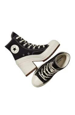 Converse Chuck Taylor All Star 70 De Luxe Heel Canvas High Top Black White -Jean Jail Shop Accessory Template 57