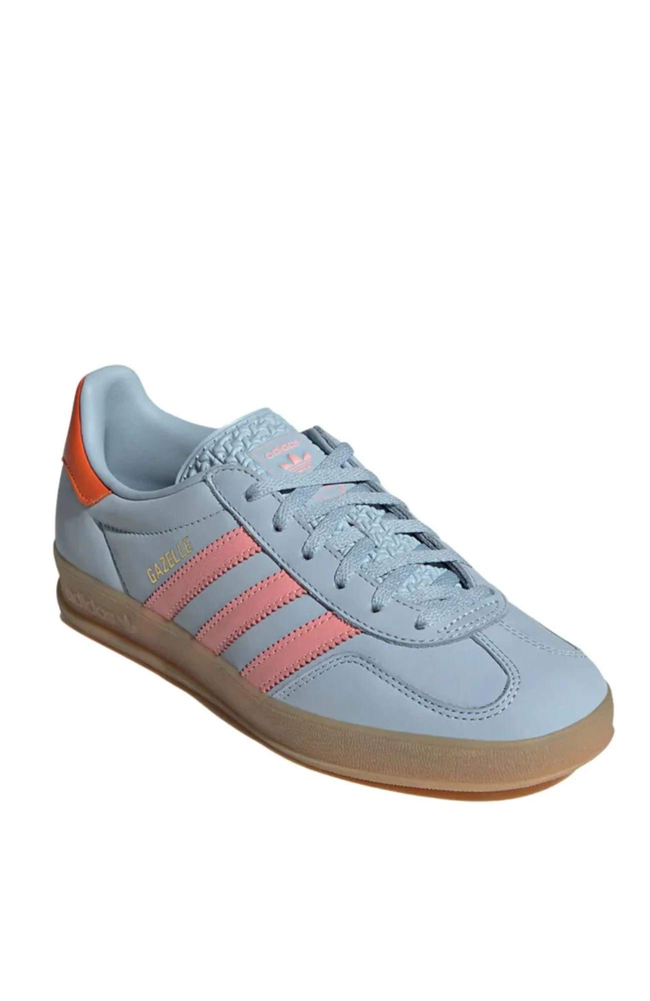 ADIDAS Gazelle Indoor W Wonder Blue Solar Orange Gum 2 ADIDAS Gazelle Indoor W Wonder Blue Solar Orange Gum - Image 2