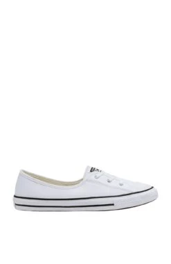 Converse Chuck Taylor All Star Ballet Lace Faux Leather Slip White