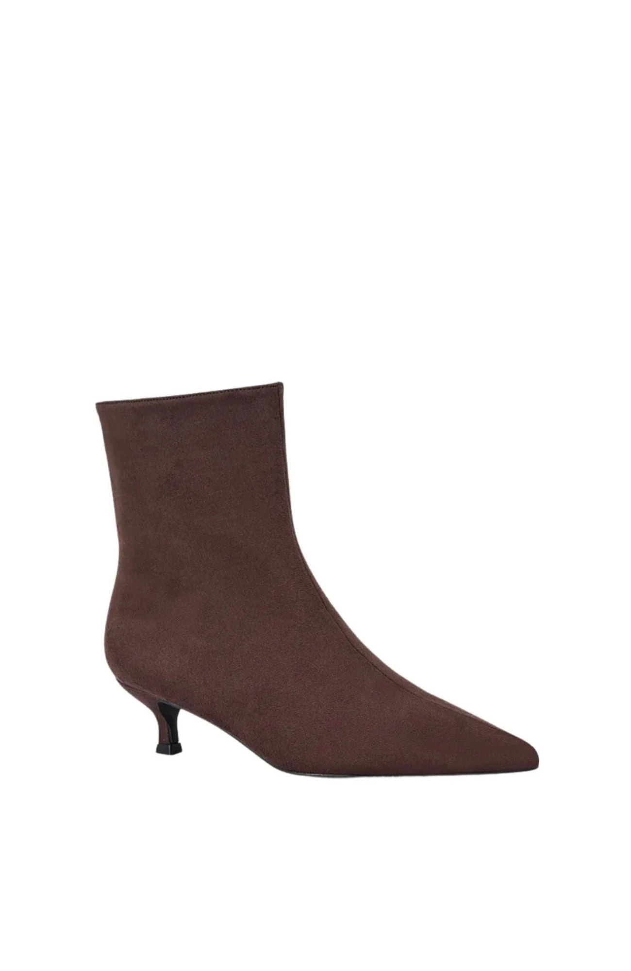 Luca Ankle Boots Chocolate Brown Micro 2 Luca Ankle Boots Chocolate Brown Micro - Image 2
