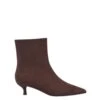 Luca Ankle Boots Chocolate Brown Micro