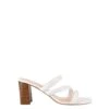 Naenae Block Heel Sandal White