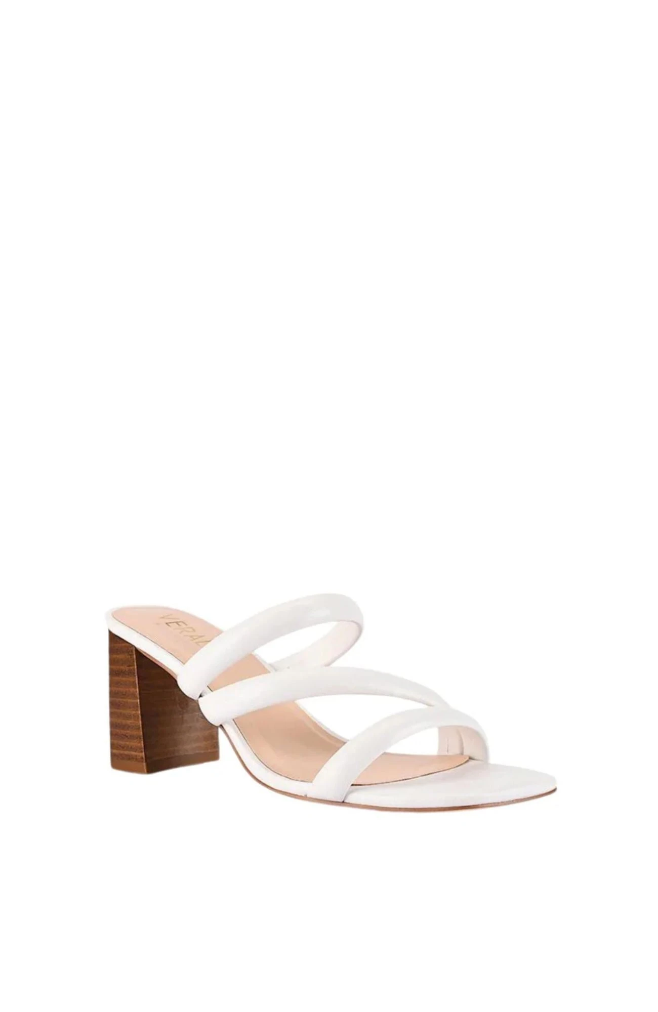 Naenae Block Heel Sandal White 2 Naenae Block Heel Sandal White - Image 2