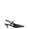 Luce Slingback Kitten Heels Black