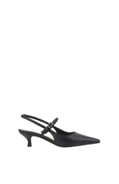 Luce Slingback Kitten Heels Black
