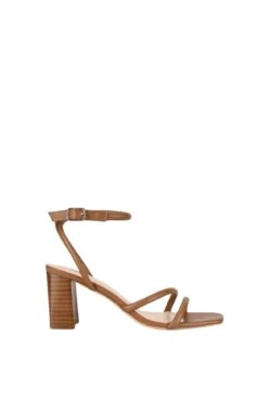 Nadia Block Heel Sandal Tan