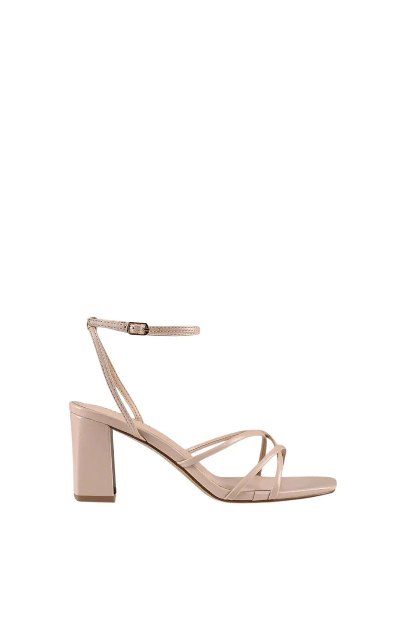 Nakita Block Heel Sandal Nude Smooth 1 Nakita Block Heel Sandal Nude Smooth