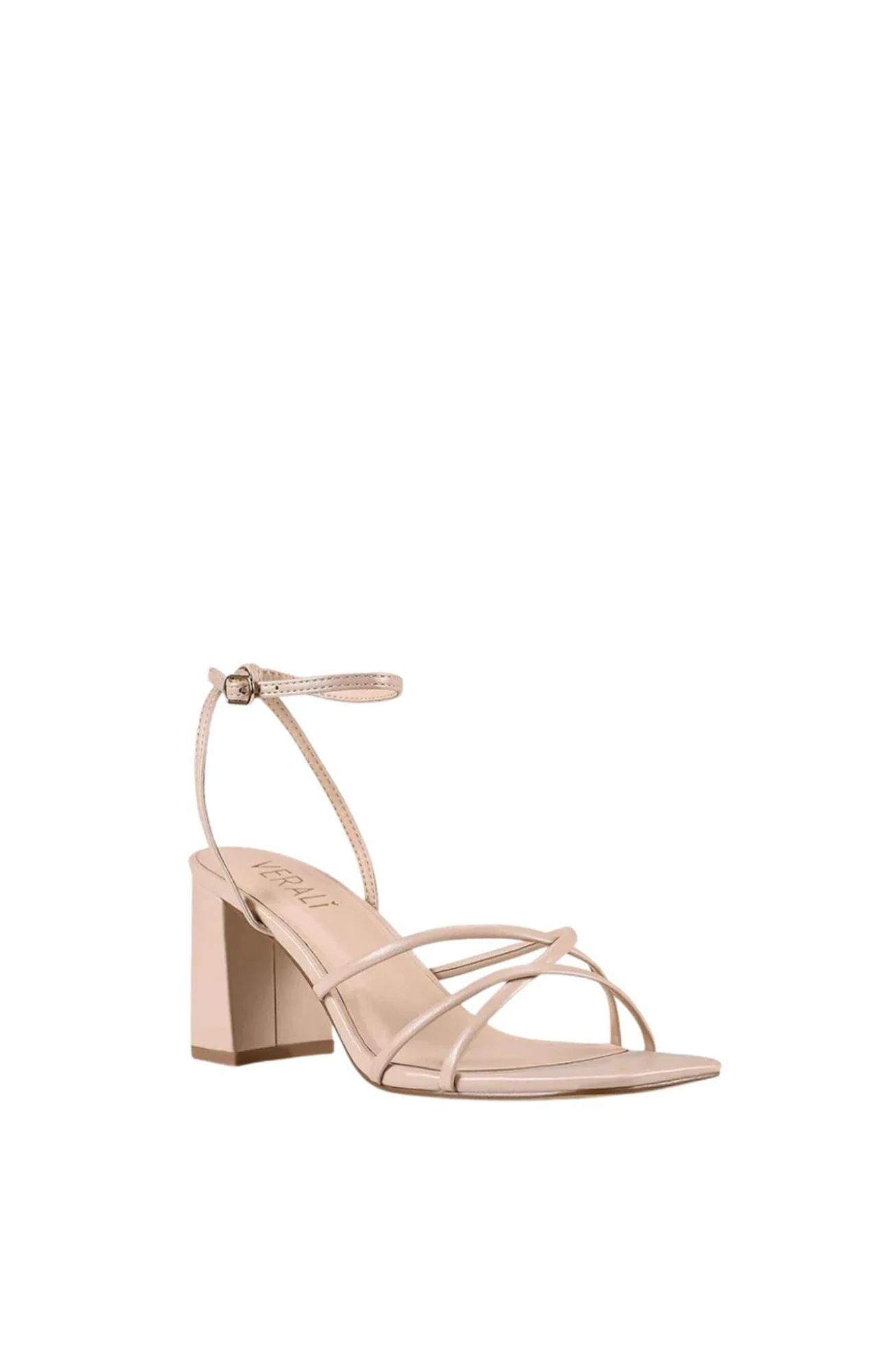 Nakita Block Heel Sandal Nude Smooth 2 Nakita Block Heel Sandal Nude Smooth - Image 2