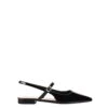 Hiatus Sling Back Flats Black Patent