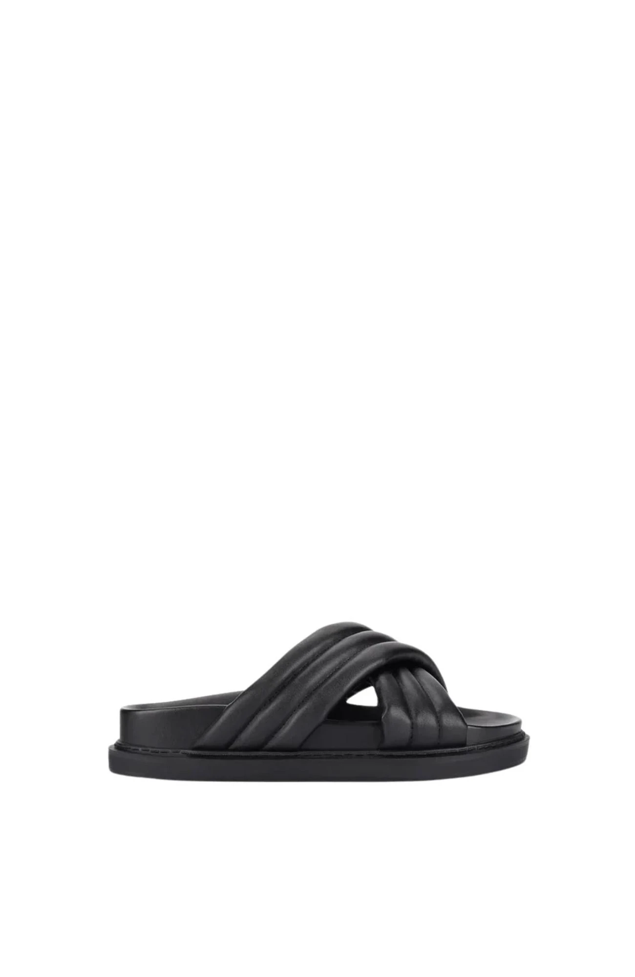 Britney Footbed Slide Black 1 Britney Footbed Slide Black