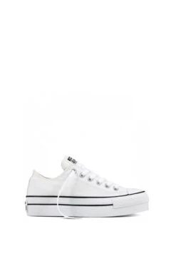 Converse Chuck Taylor All Star Canvas Lift Low Top White
