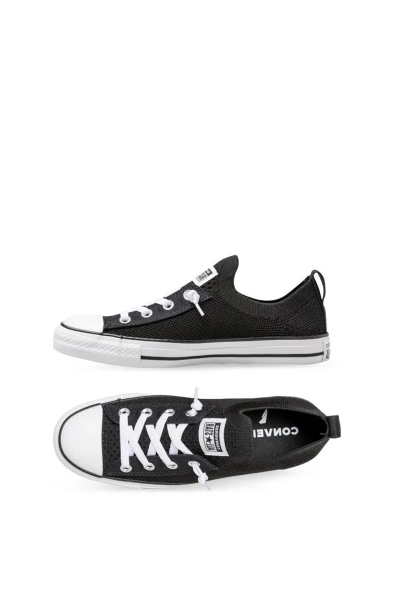 Converse Chuck Taylor All Star Shoreline Knit Slip Low Top Black 2 Converse Chuck Taylor All Star Shoreline Knit Slip Low Top Black - Image 2
