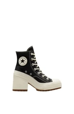 Converse Chuck Taylor All Star 70 De Luxe Heel Canvas High Top Black White
