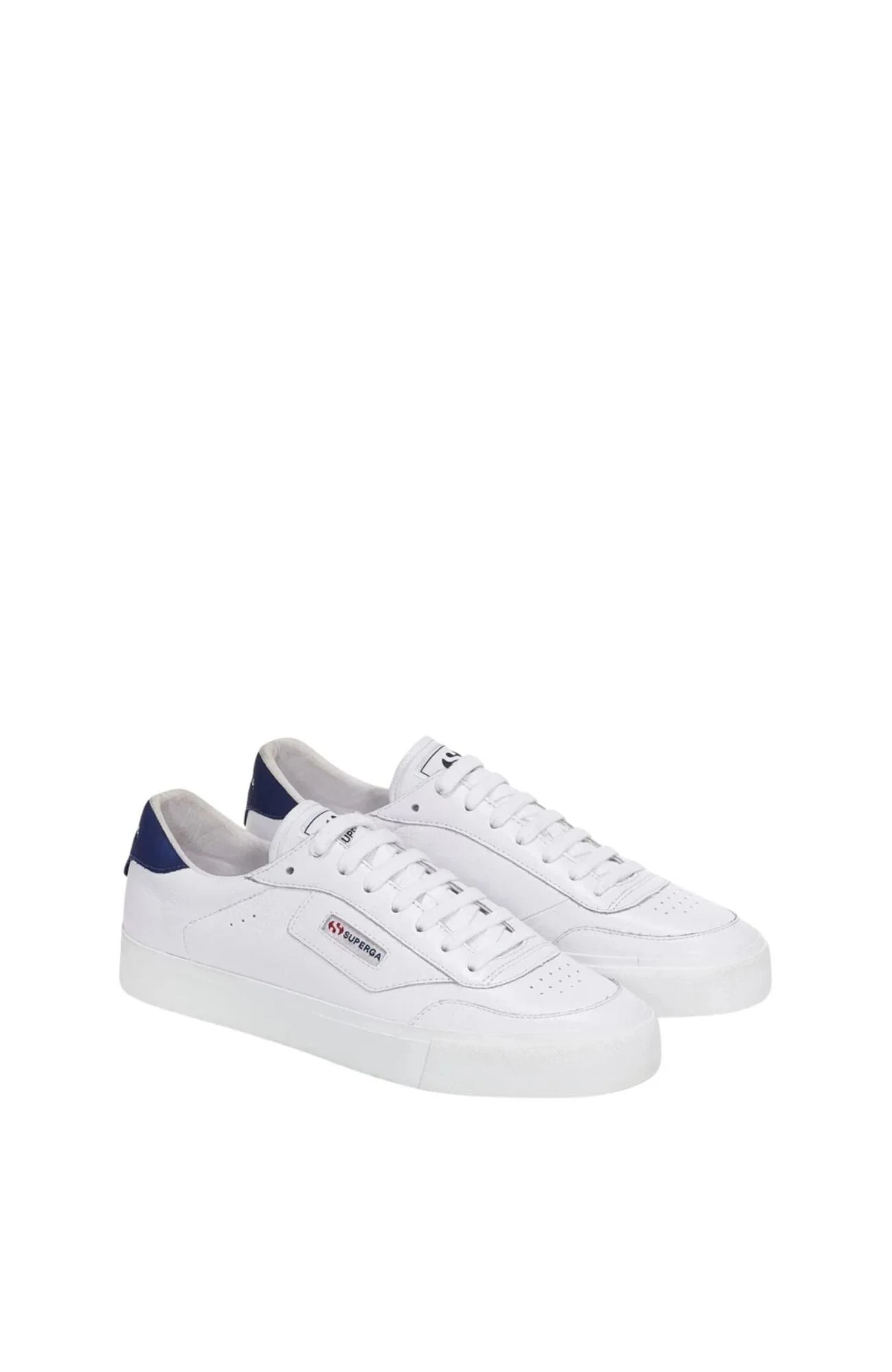 Superga 3843 Court White Blue Spectrum 2 Superga 3843 Court White Blue Spectrum - Image 2
