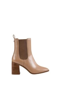Link Chelsea Gusset Boot Dark Camel Smooth