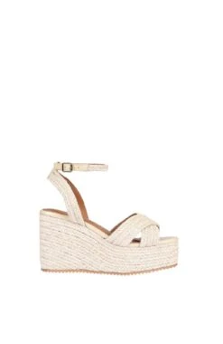 Callie Espadrille Wedges Natural
