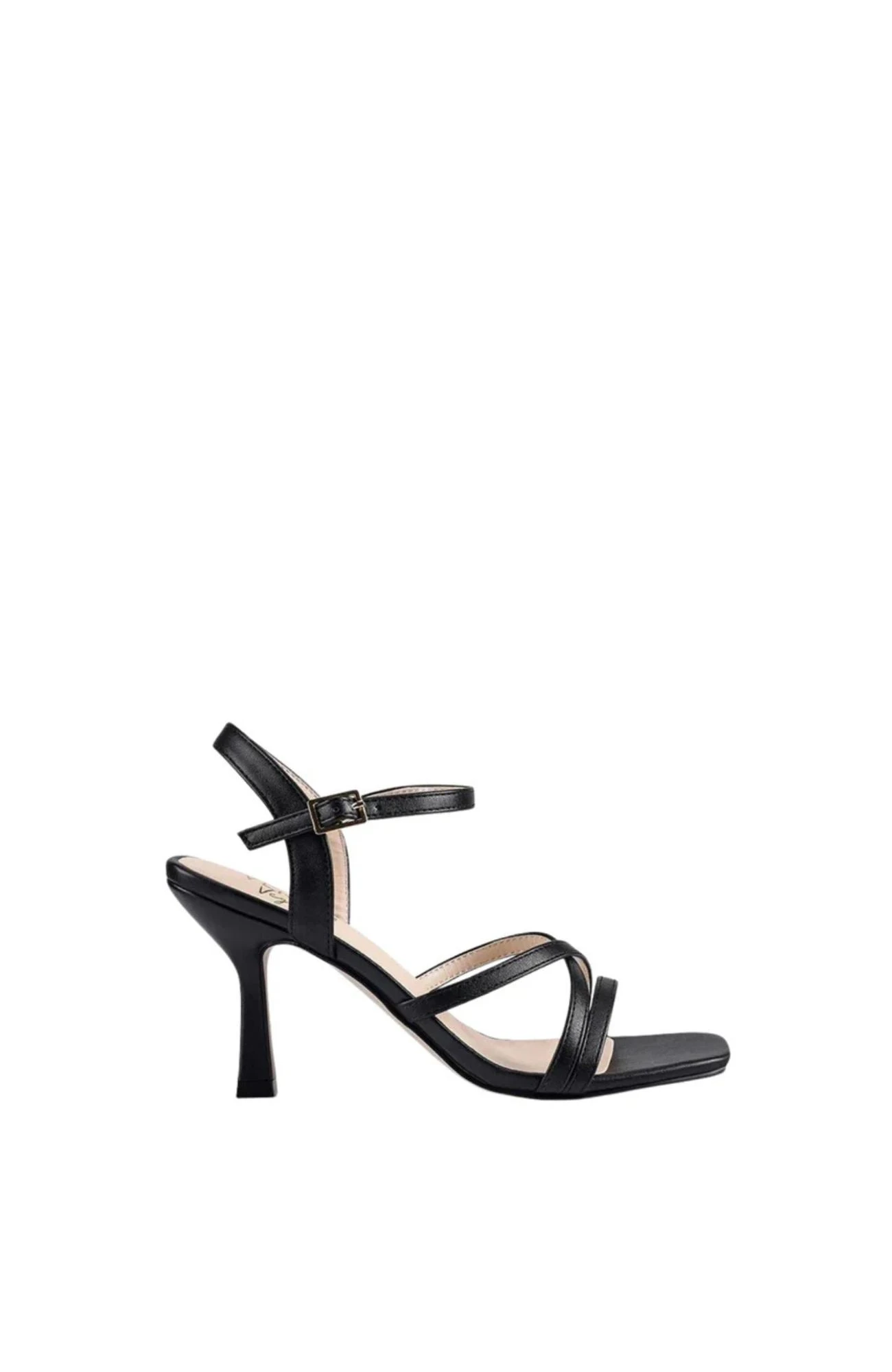 Persimmon Strappy Sandals Black Smooth 1 Persimmon Strappy Sandals Black Smooth