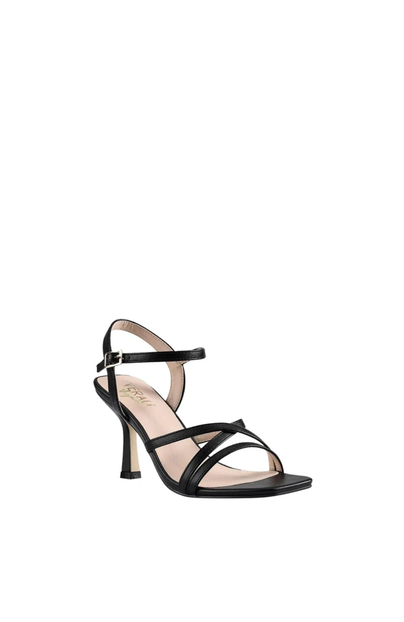 Persimmon Strappy Sandals Black Smooth 2 Persimmon Strappy Sandals Black Smooth - Image 2