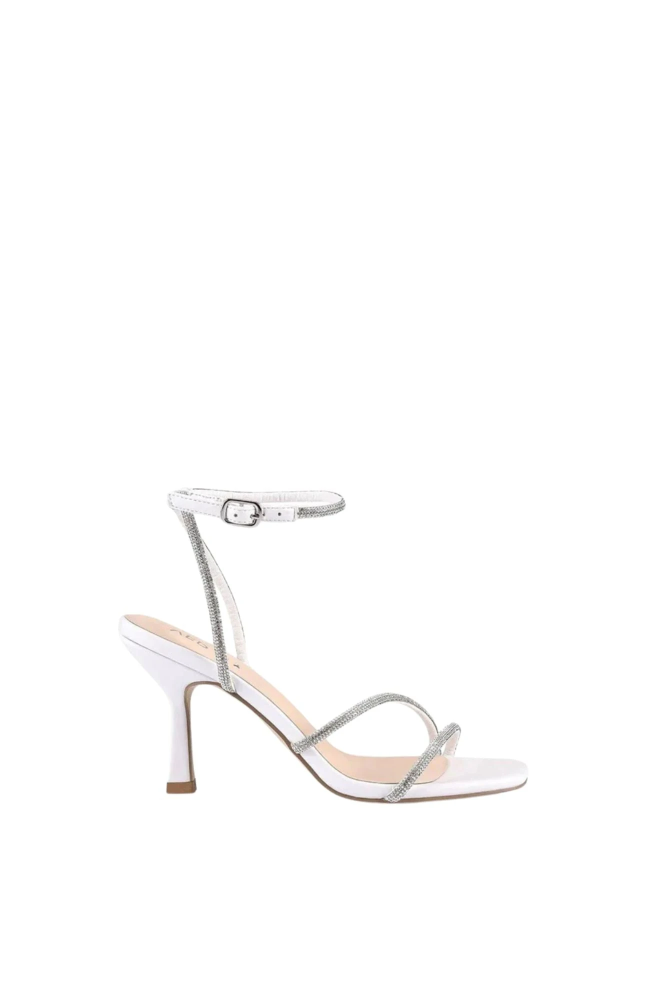 Pepper Strappy Heels Chalk 1 Pepper Strappy Heels Chalk