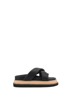 Thelma Flatform Slides Black