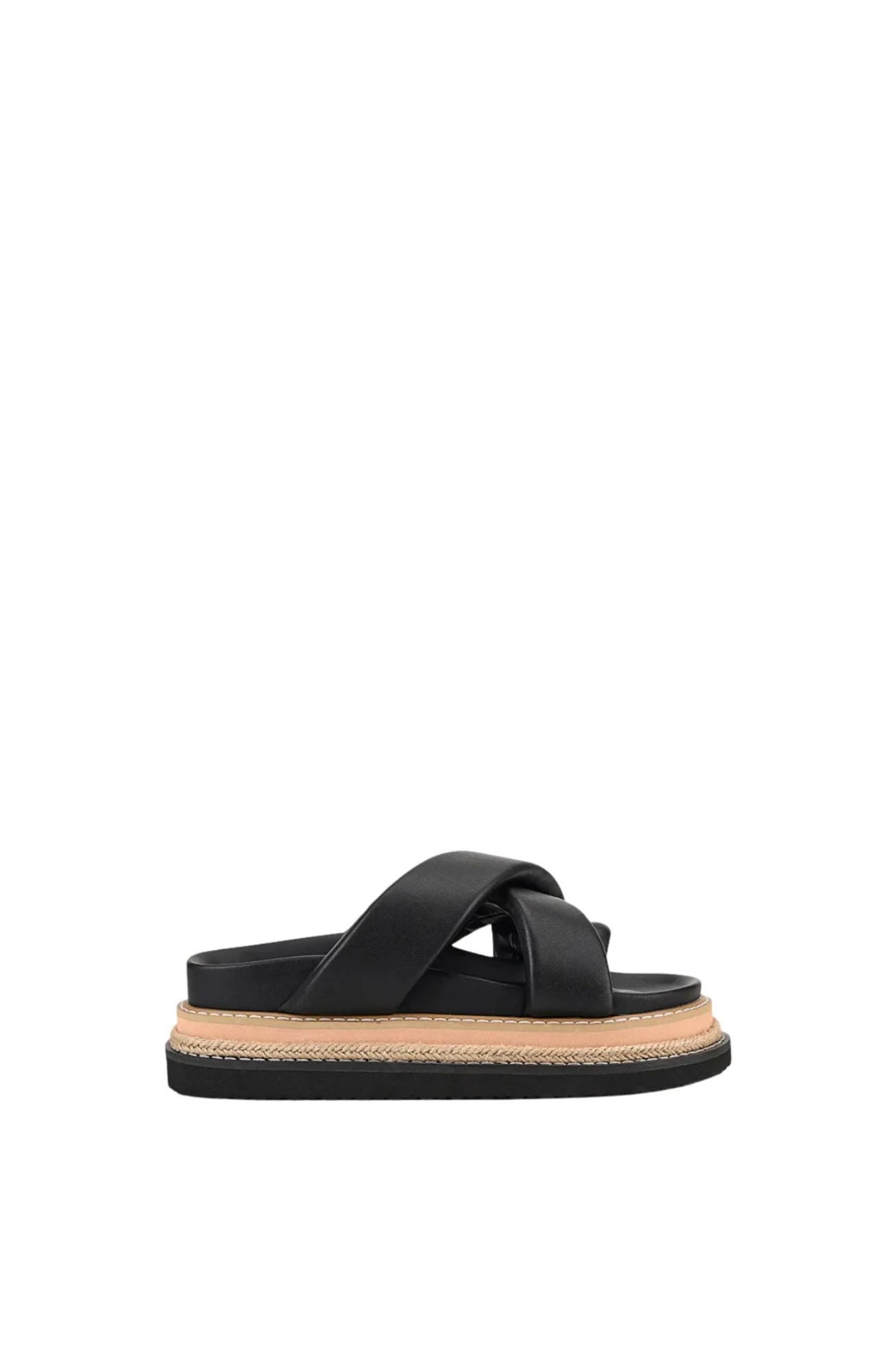 Thelma Flatform Slides Black 1 Thelma Flatform Slides Black
