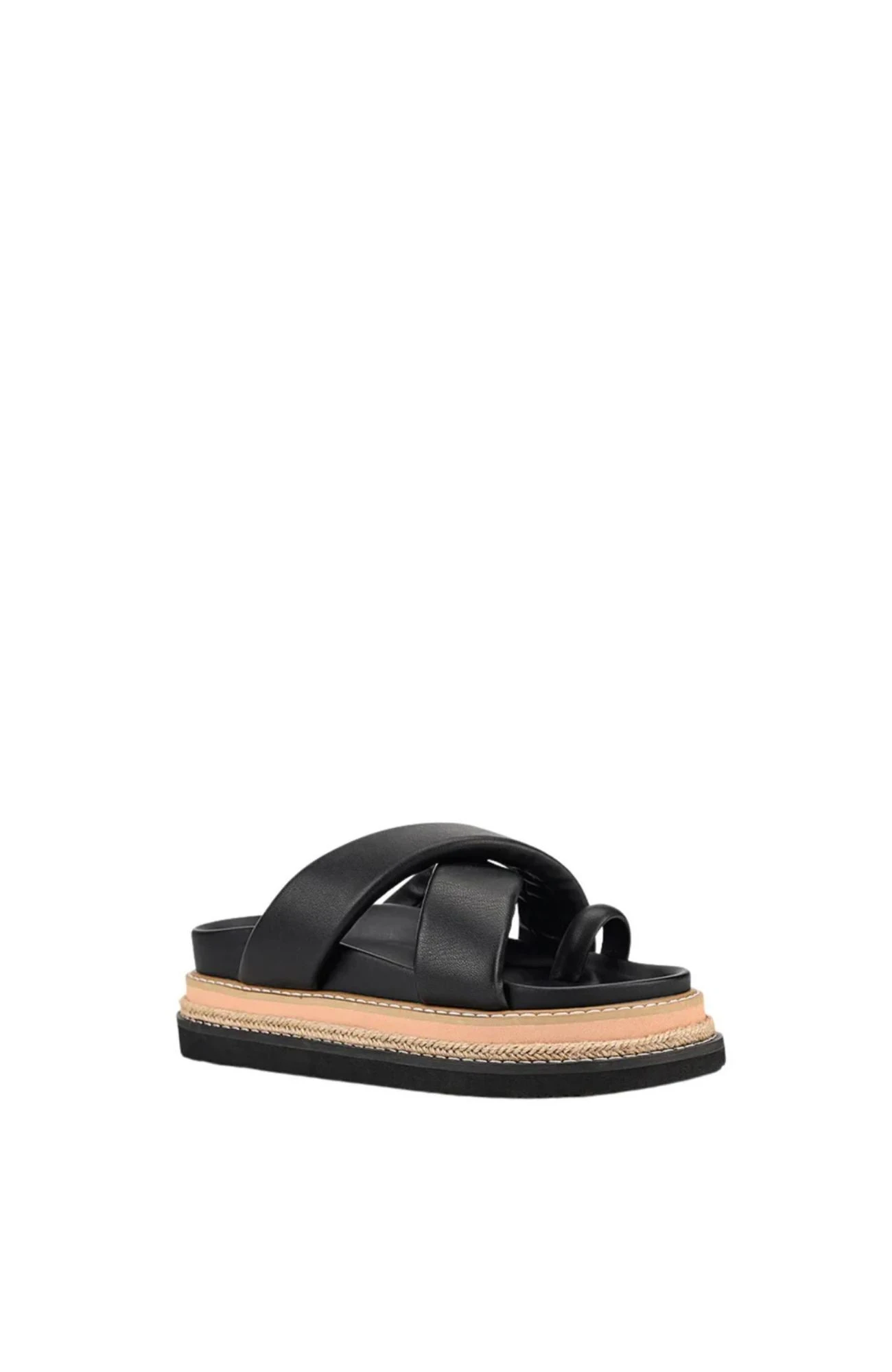 Thelma Flatform Slides Black 2 Thelma Flatform Slides Black - Image 2