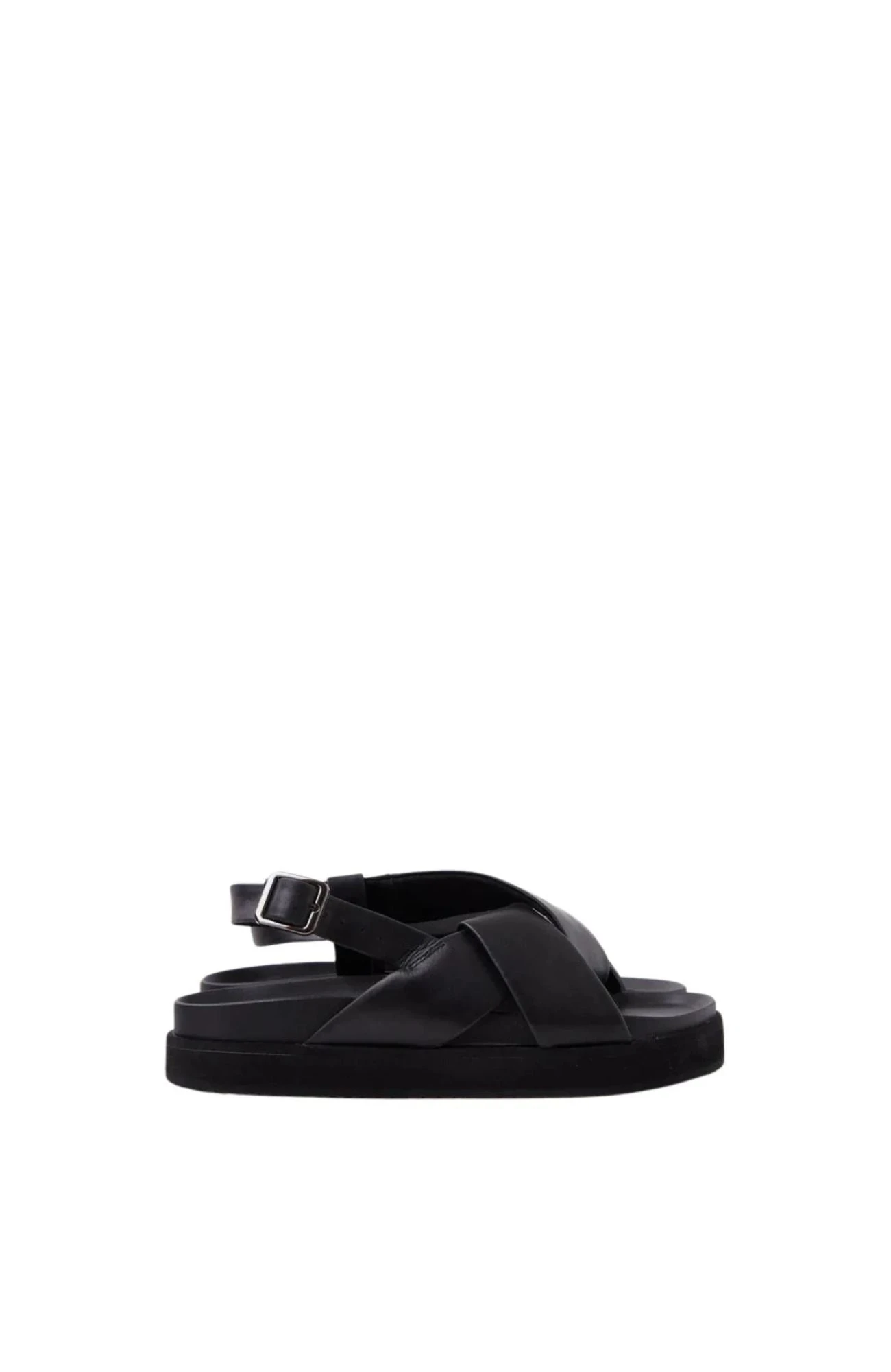 Mya Leather Sandal Black 1 Mya Leather Sandal Black
