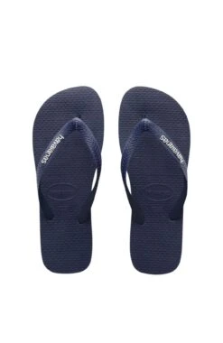Havaianas Rubber Logo Navy Blue White