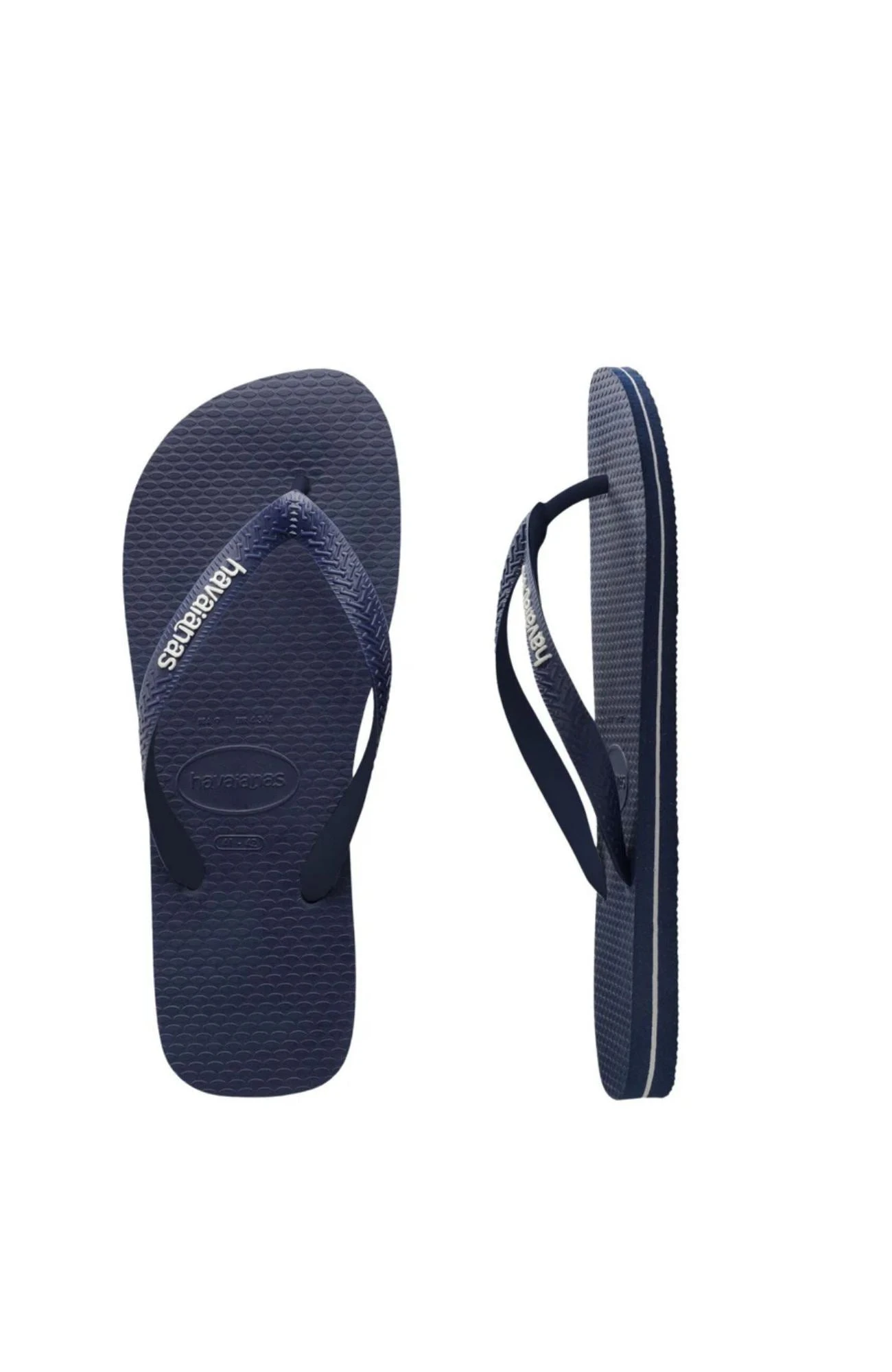 Havaianas Rubber Logo Navy Blue White 2 Havaianas Rubber Logo Navy Blue White - Image 2
