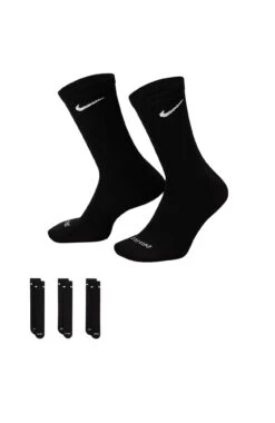 Nike Everyday Plus Cushioned Training Crew Socks 3PK Black White