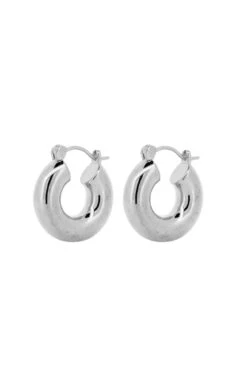 Ione Hoops Silver