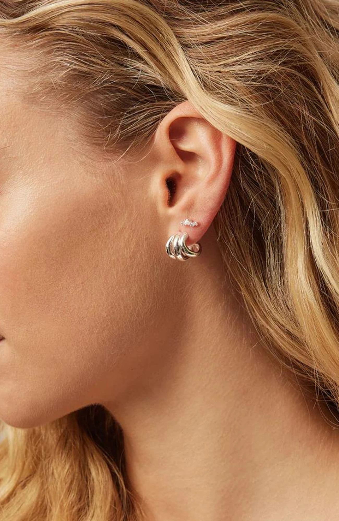 Leilani Studs Silver 2 Leilani Studs Silver - Image 2