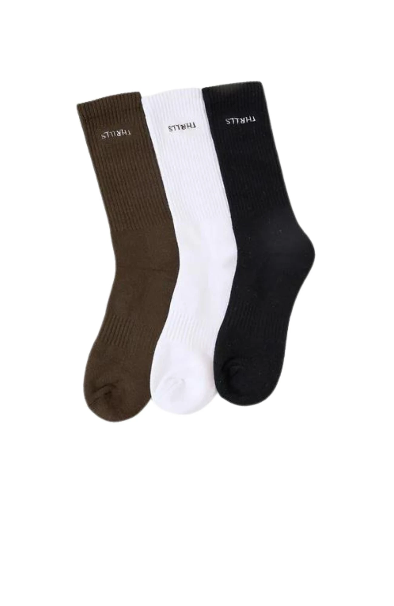 Minimal Thrills Minimal 3 Pack Sock White Black Tarmac 1 Minimal Thrills Minimal 3 Pack Sock White Black Tarmac